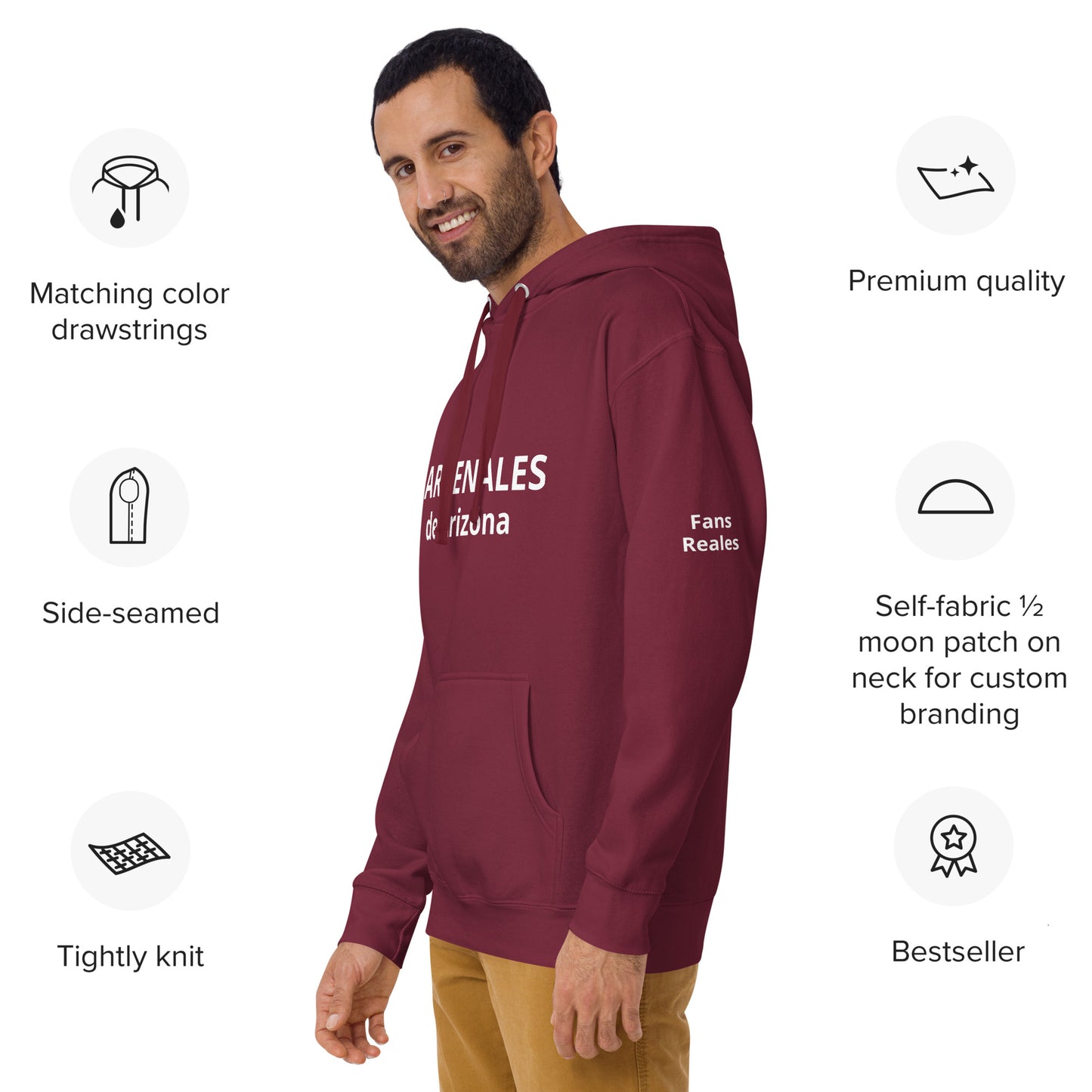 Sudadera con capucha - Cardenales